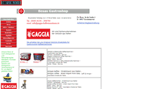 Desktop Screenshot of gaggia-gastronomiebedarf.de
